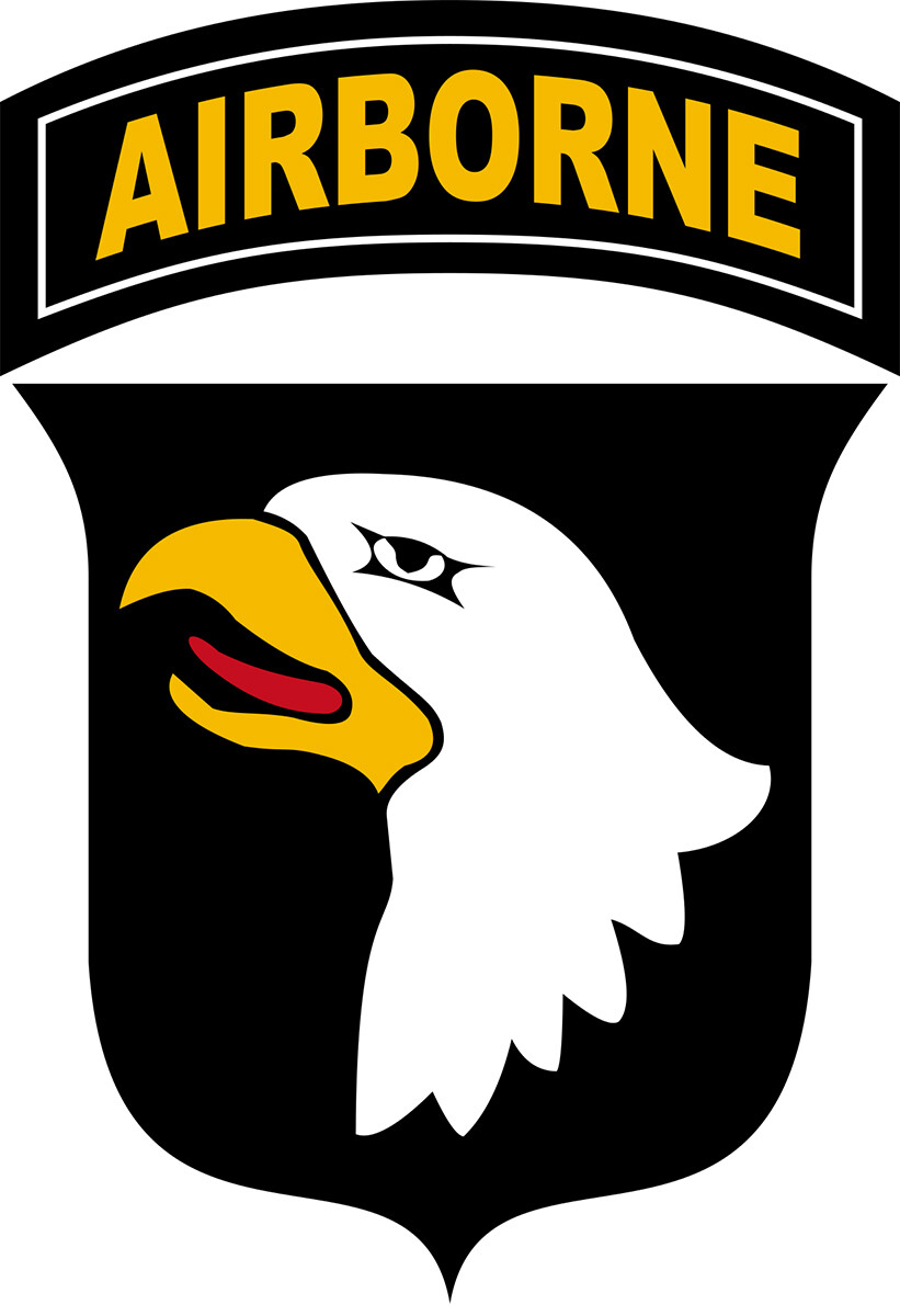 US 101st Airborne Division Vinyl Decal 6 inches tall