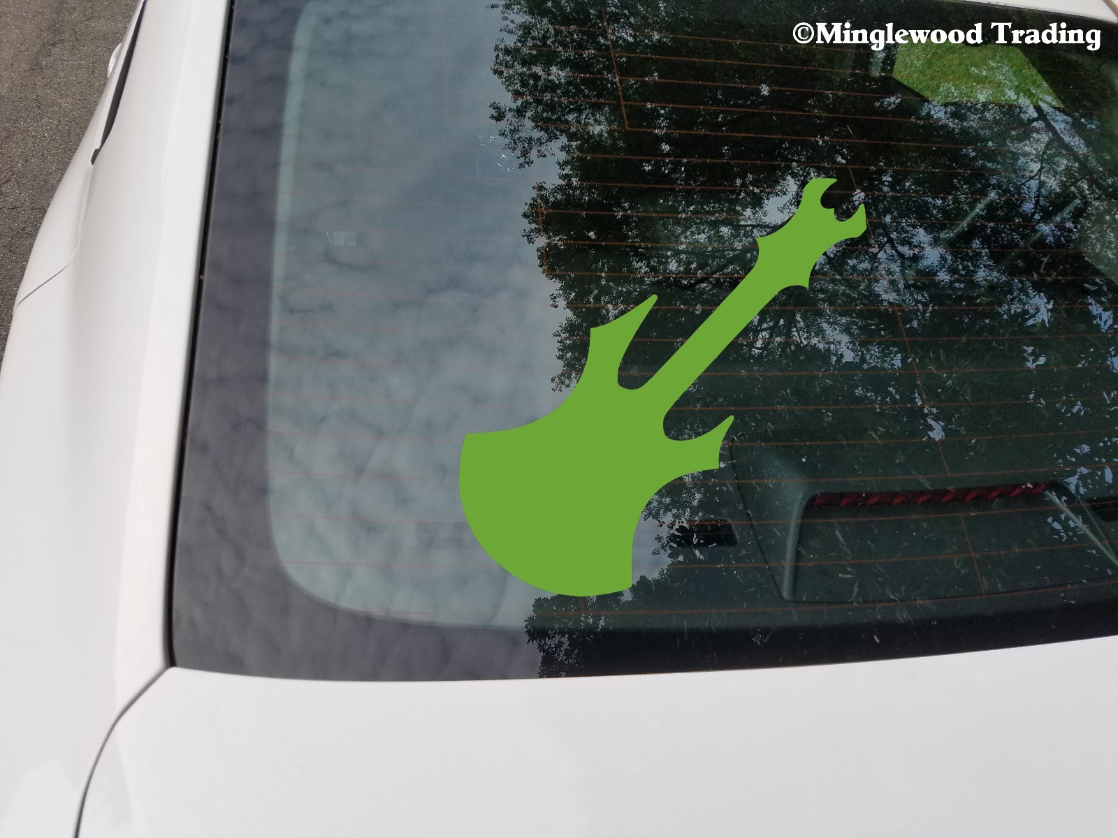 Electric Guitar | Vinyl Decal Sticker | Heavy Metal Rock and Roll |