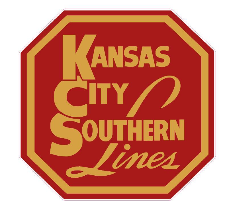 Kansas City Southern Lines Railroad Railway Train Sticker Decal R501