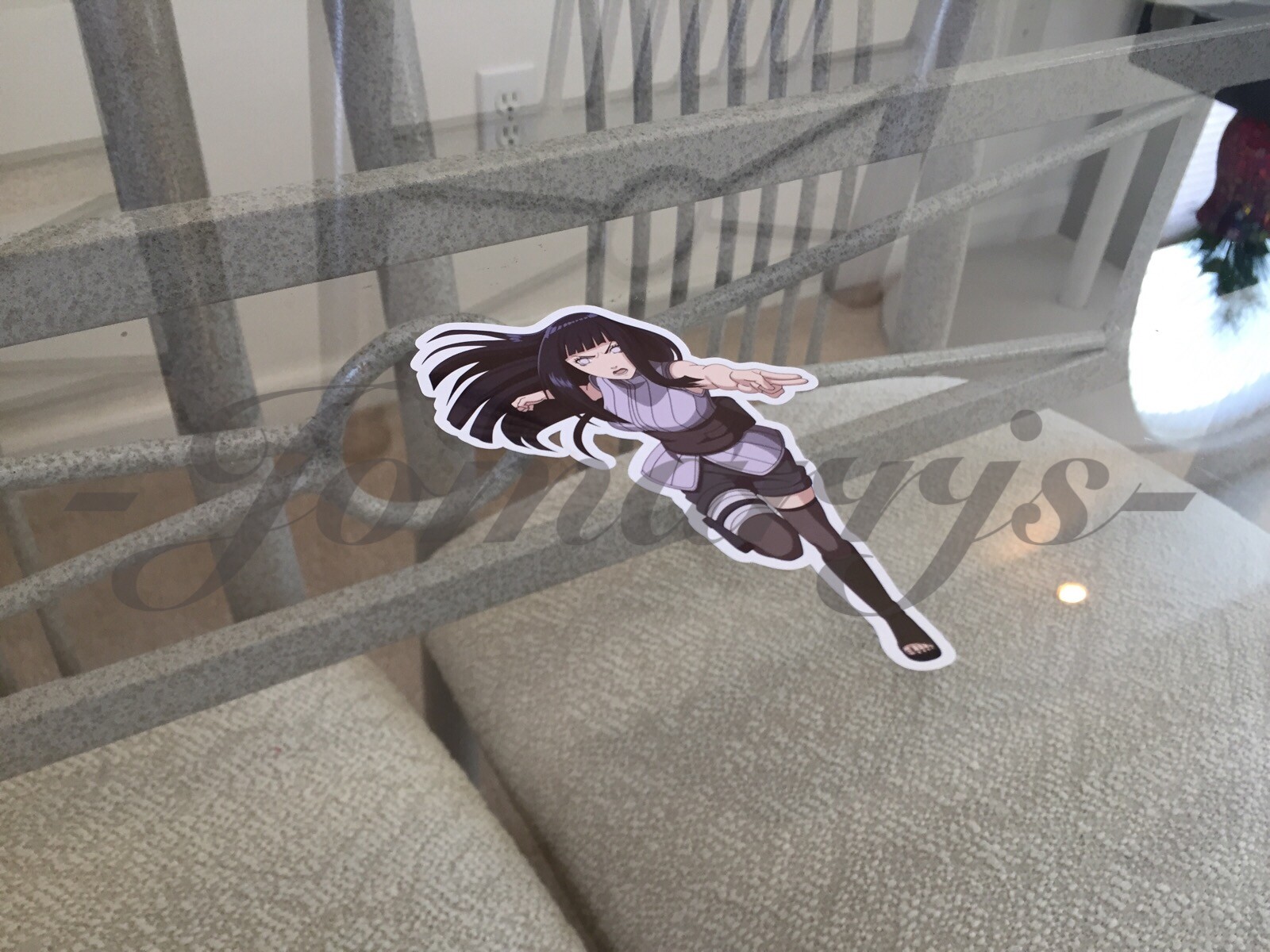 Naruto – Anime – Hinata Hyuga Sticker Decals Vinyl Sign Comic laptop surface