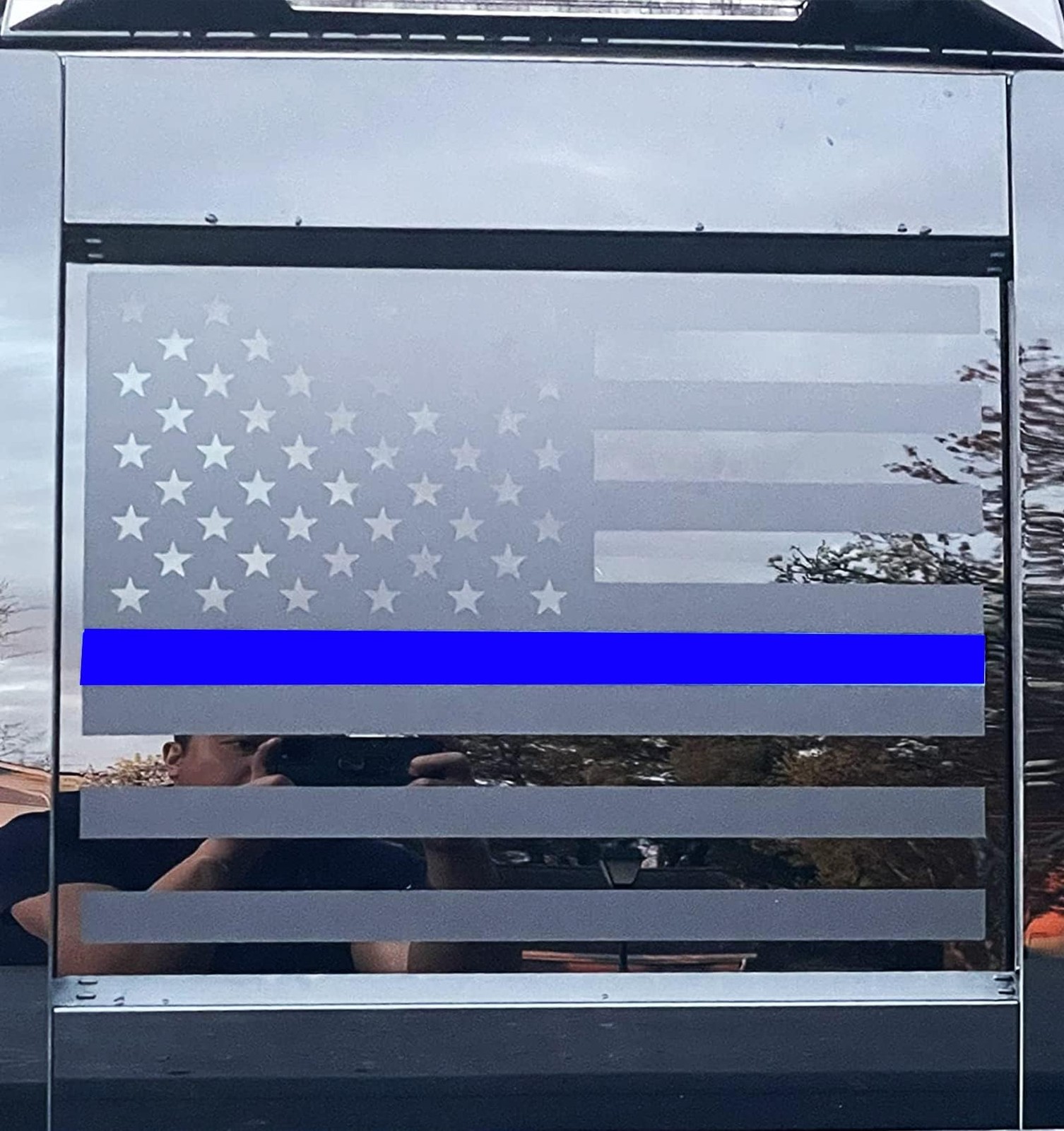 American Flag Decals for 20192025 Chevy Silverado GMC Sierra Rear Window