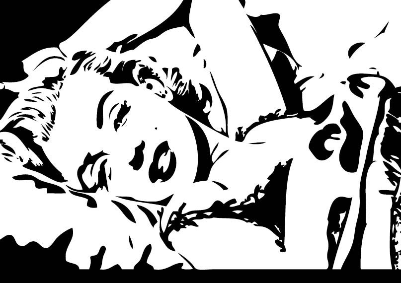 Marilyn Monroe Sticker Decal *3 SIZES* Vinyl Bumper Window Wall