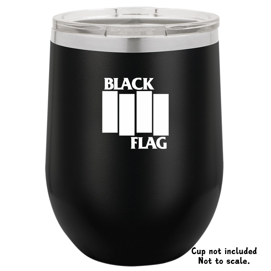 Black Flag Logo Vinyl Sticker – Punk Rock, Hardcore Music Decal 3"-10" UV Safe