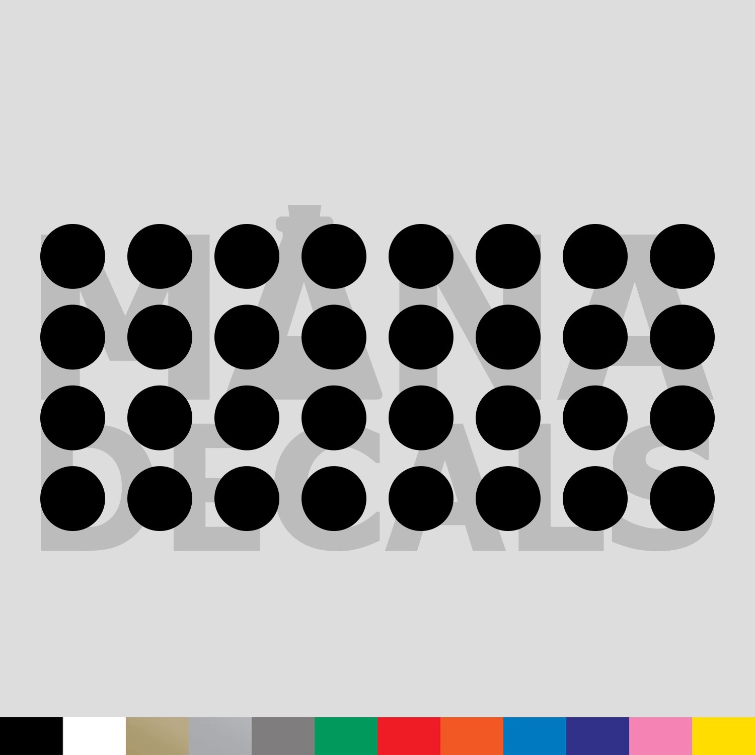 32 Circles – 0.75 Inch – Vinyl Die Cut Decal Sticker – 3/4 Dot Arts & Crafts