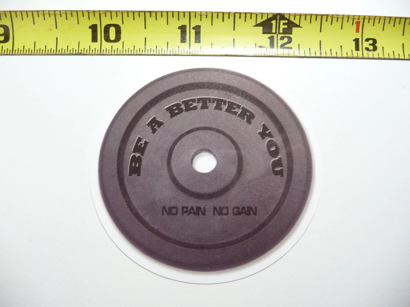BE A BETTER YOU SMALL STICKER DECAL FITNESS EXERCISE WEIGHTLIFTING