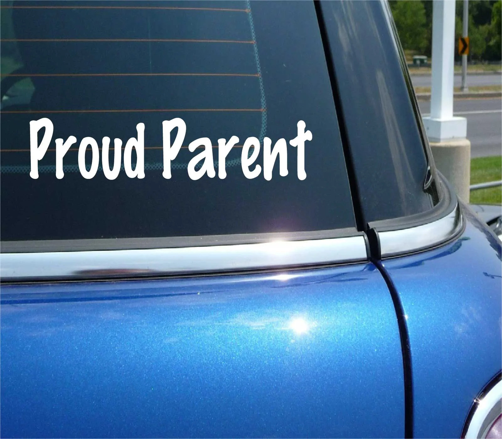 PROUD PARENT DECAL STICKER SON DAUGHTER FAMILY LOVE HOME CAR TRUCK DOOR WALL