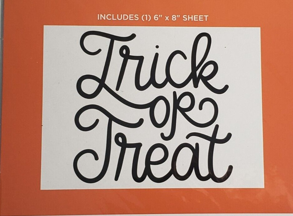 Home by DCWV Self-Adhesive 6" x 8" Pumpkin Décor – 1 Sheet