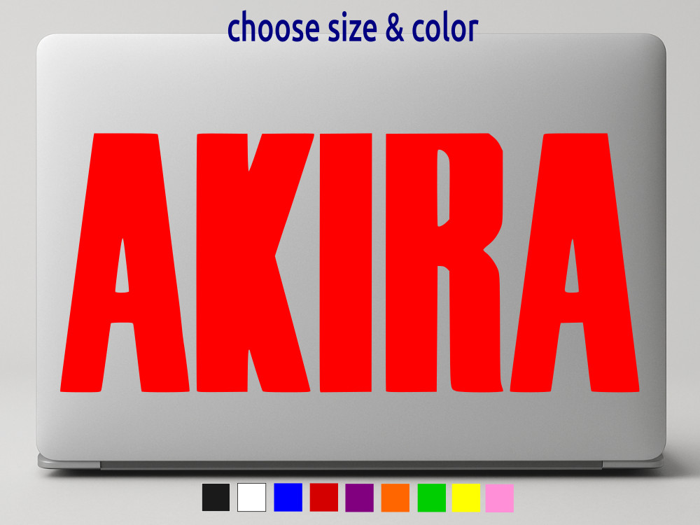 AKIRA Logo Manga Anime Vinyl Decal Laptop Wall Car Sticker CHOOSE SIZE COLOR