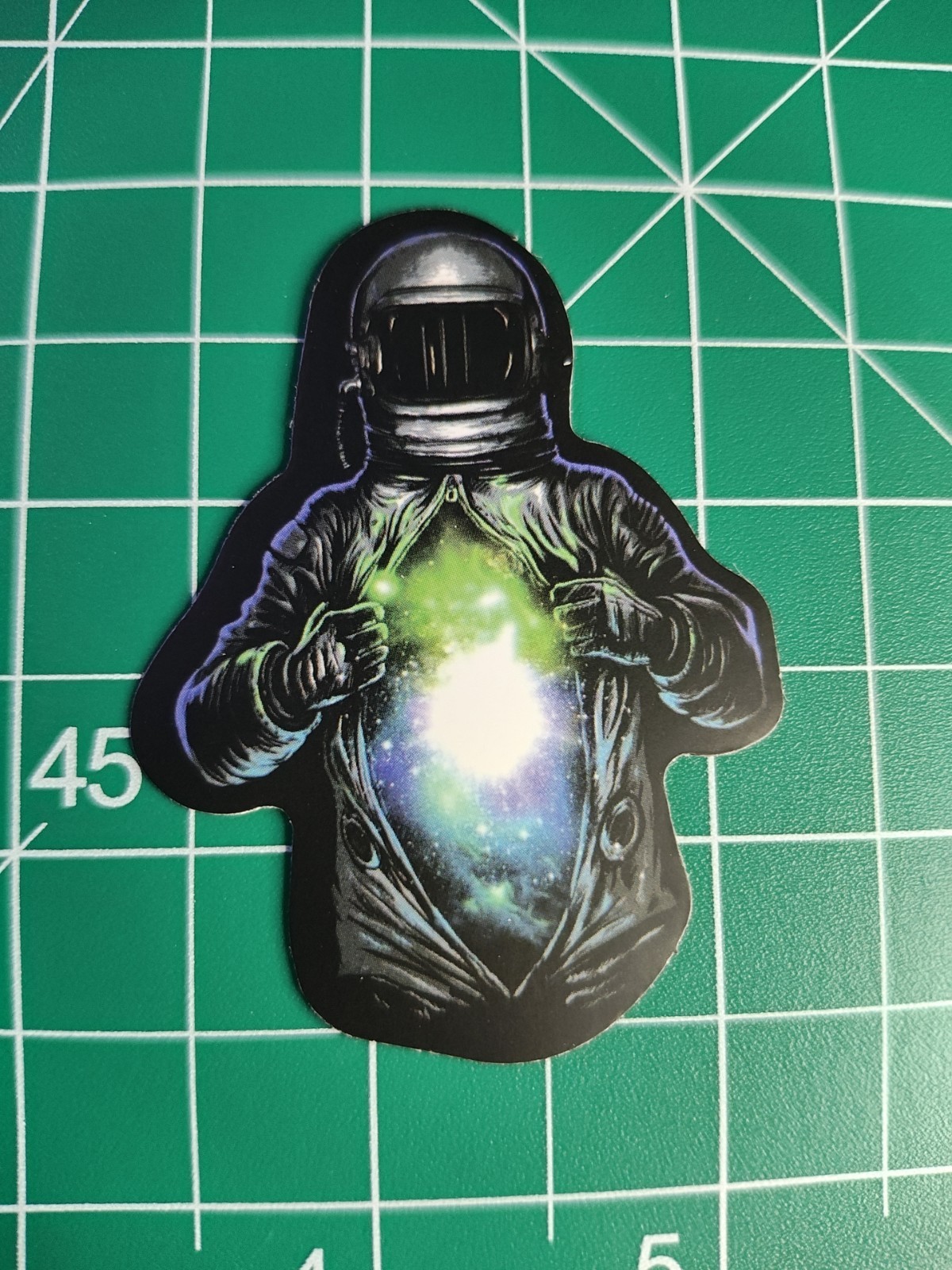 4 Space 2" Stickers Decals Mars Shuttle Fun Space Colorful Alien