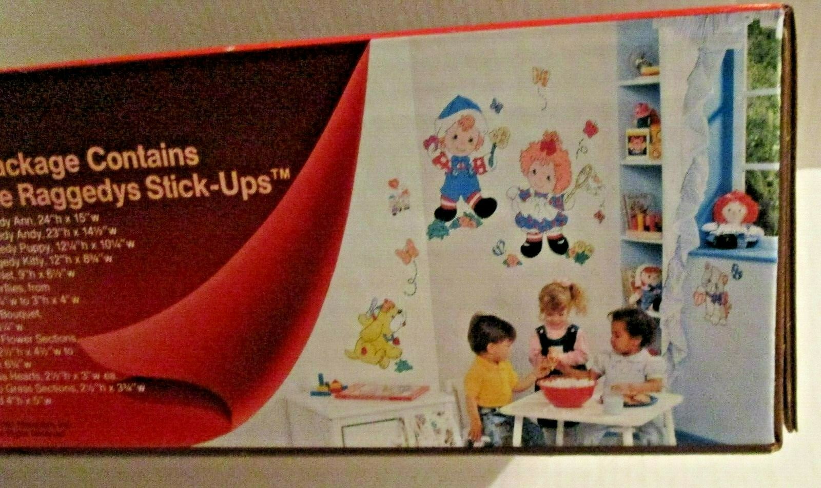 NEW Raggedy Ann & Andy Nursery Wall Stickers Decals Decor LITTLE RAGGEDYS 1991