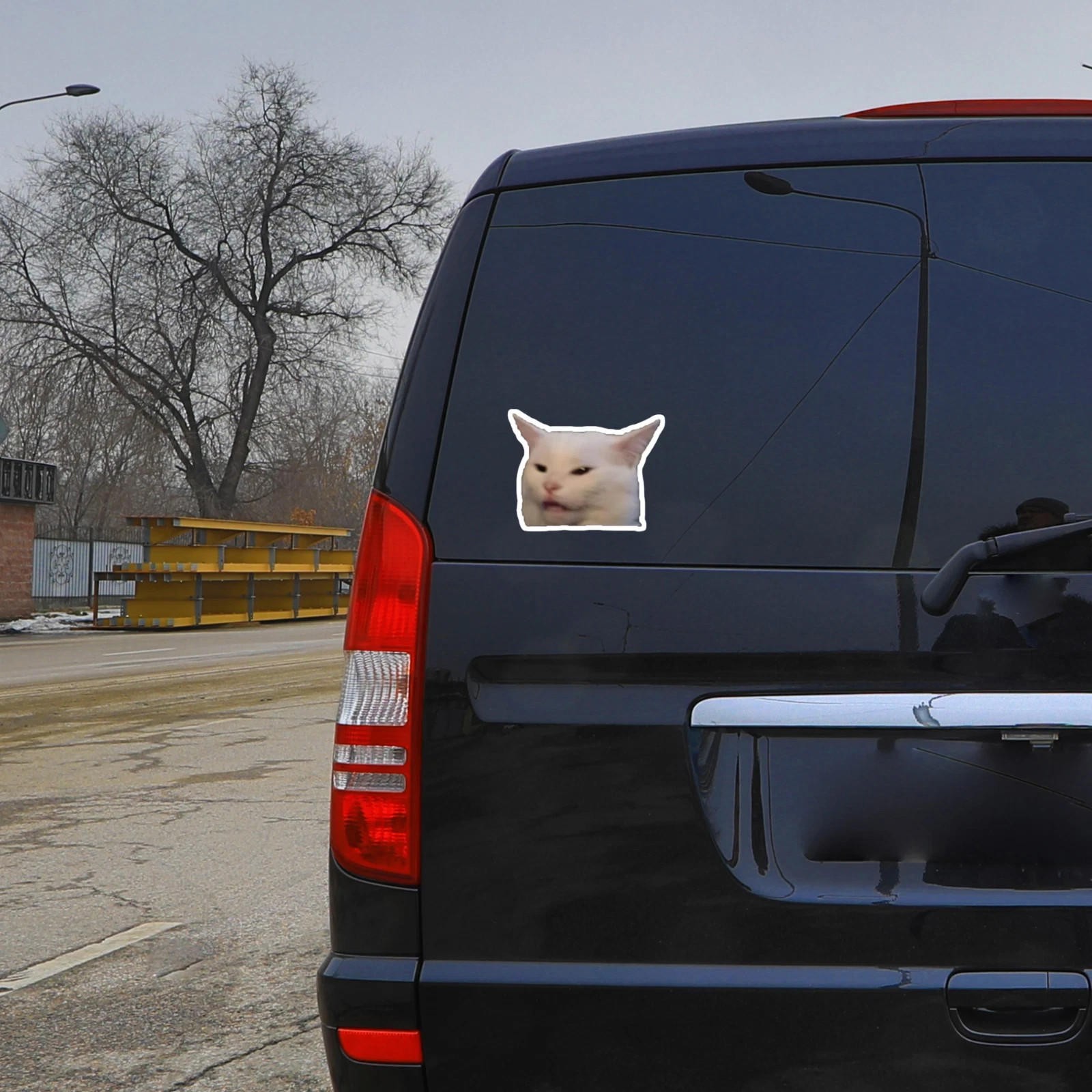 5" Smudge The Cat Meme Sticker Decal Vinyl Bumper Sticker Waterproof Large