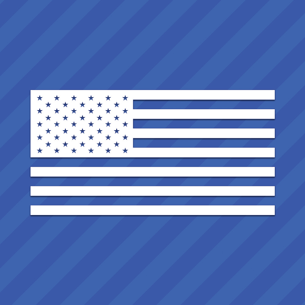 American Flag United States Of America Vinyl Decal Sticker