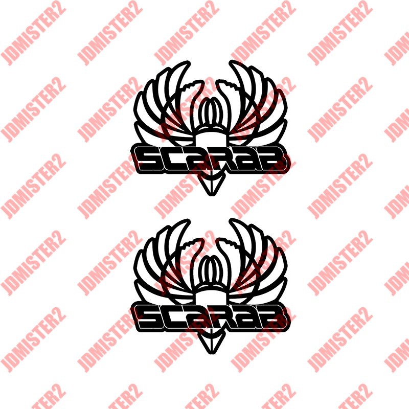 SCARAB Decals Scarab Boat Graphics Die Cut Vinyl Decal Stickers – Any Size Color