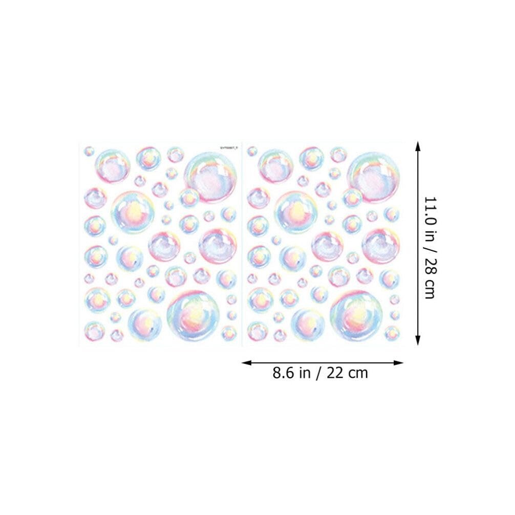 Bubble Wall Decal Stickers, Under The Sea Birthday Party Decor Colour Bubble …