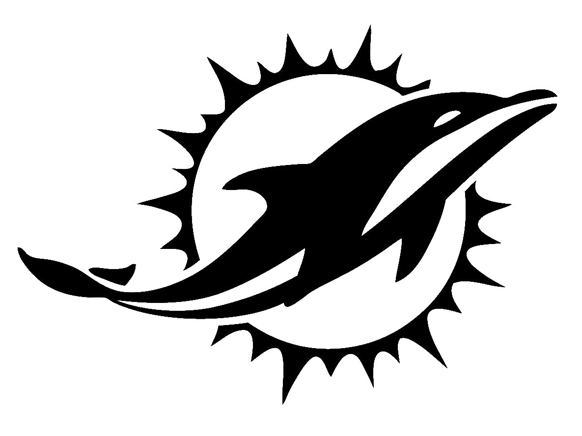 Vinyl Decal Truck Car Sticker Laptop – Football NFL Miami Dolphins
