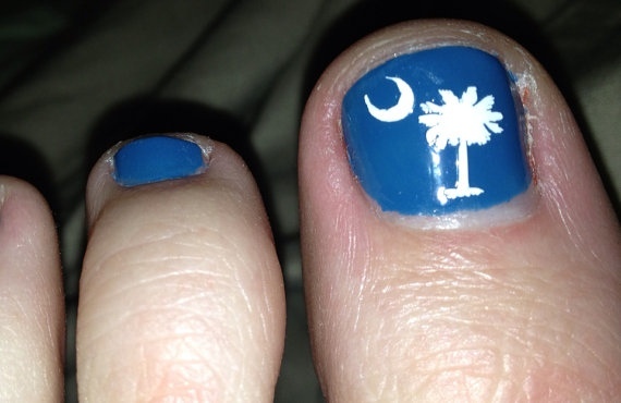 Pedicure Palmetto Tree Decals – Nail Art – **SALE**