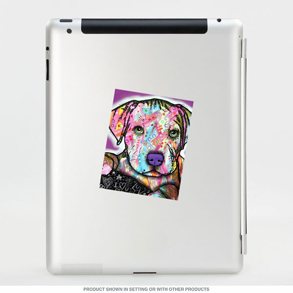 Baby Pit Bull Dog Dean Russo Pop Art Vinyl Sticker Laptop Bumper Luggage Decal