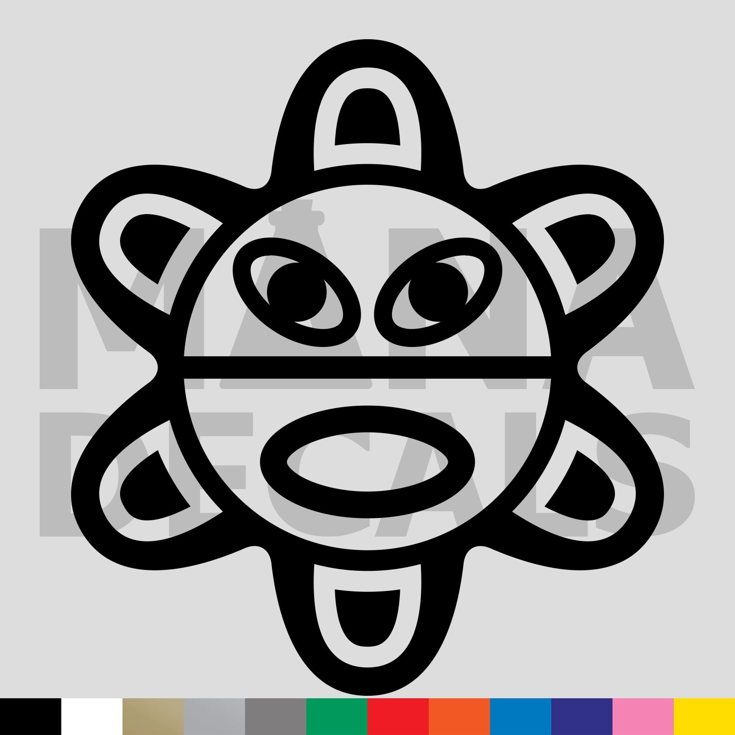 Sol Taino Vinyl Die Cut Decal Sticker – Boricua Puerto Rico Sun