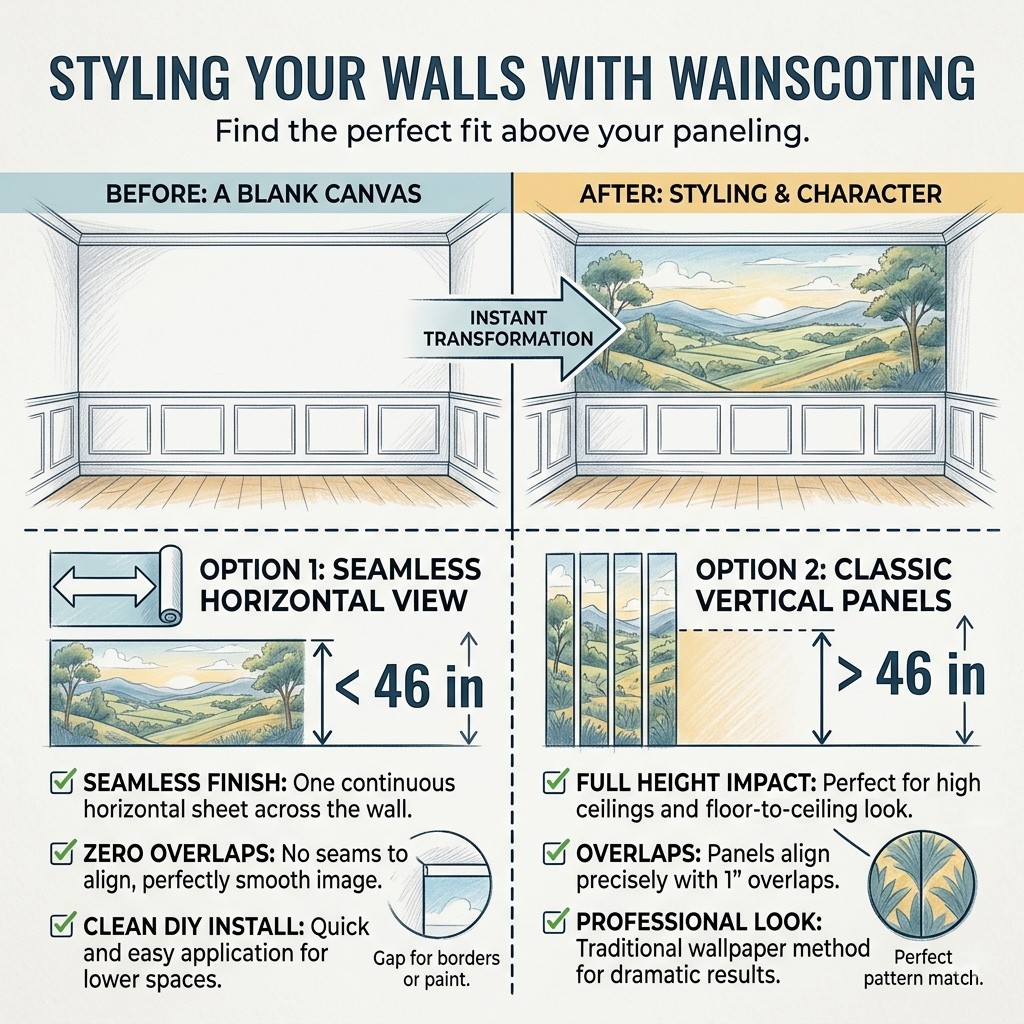 Classical Painting – Landscape Wallpaper, Wall Mural, Tapestry