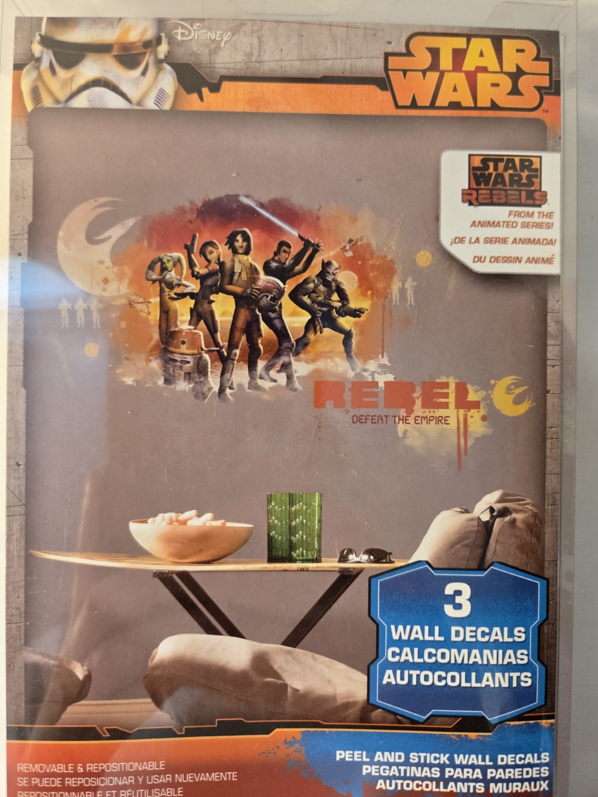 Star Wars Rebels Defeat The Empire Wall Sticker Decal