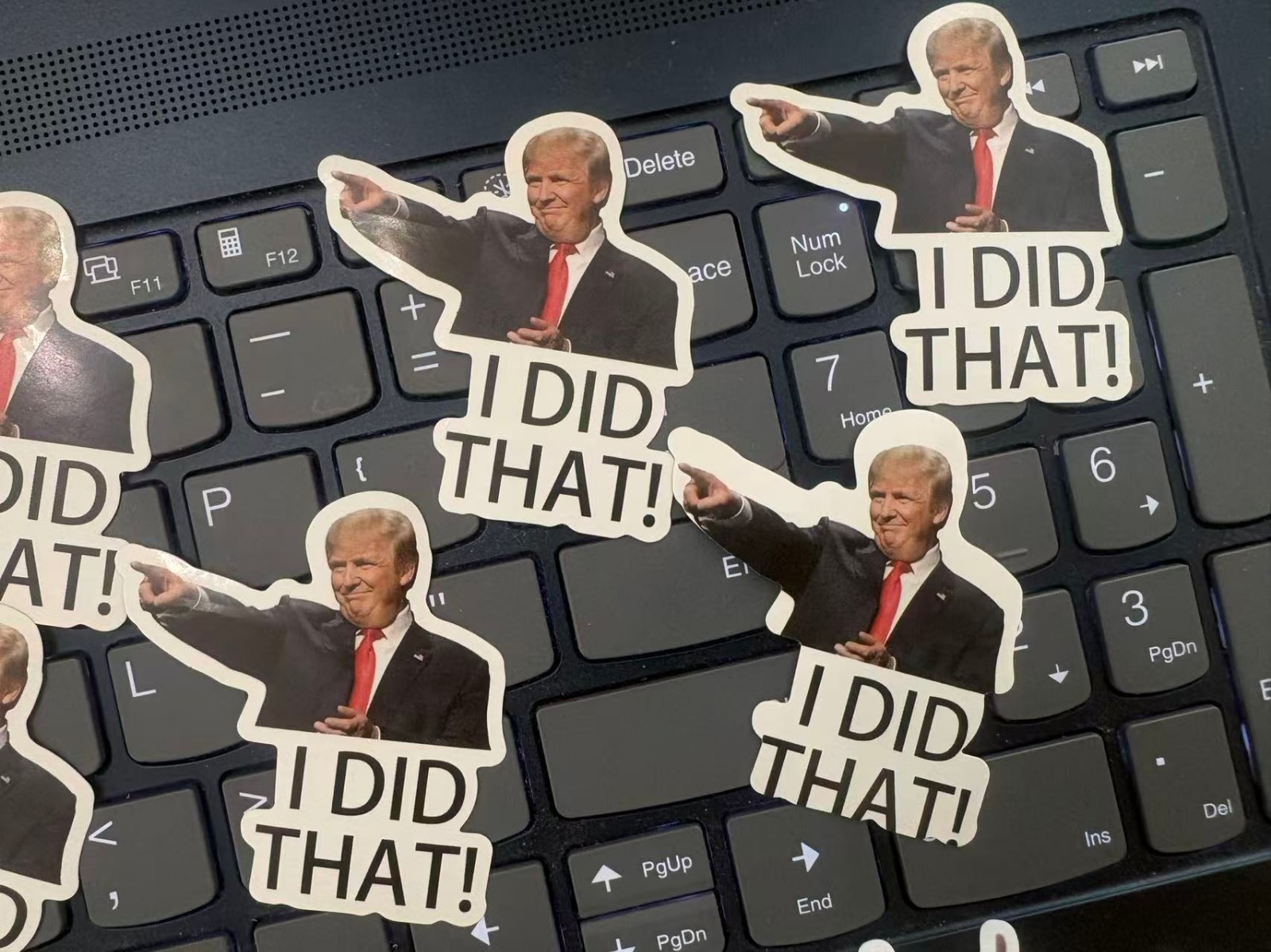 Trump Donald “I DID THAT!” Stickers 10/50/100pc Decal Car Gas Pump Iran Price Up