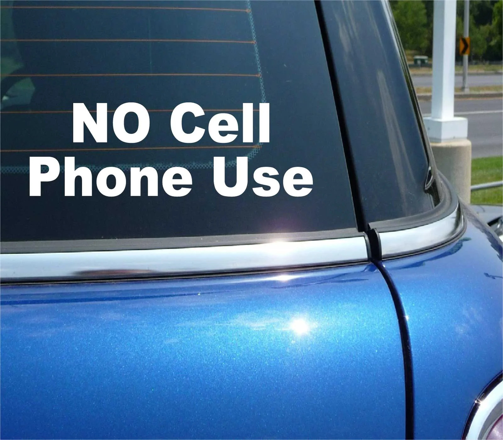 NO CELL PHONE USE DECAL STICKER BUSINESS STORE CELLULAR PRIVACY DOOR WINDOW