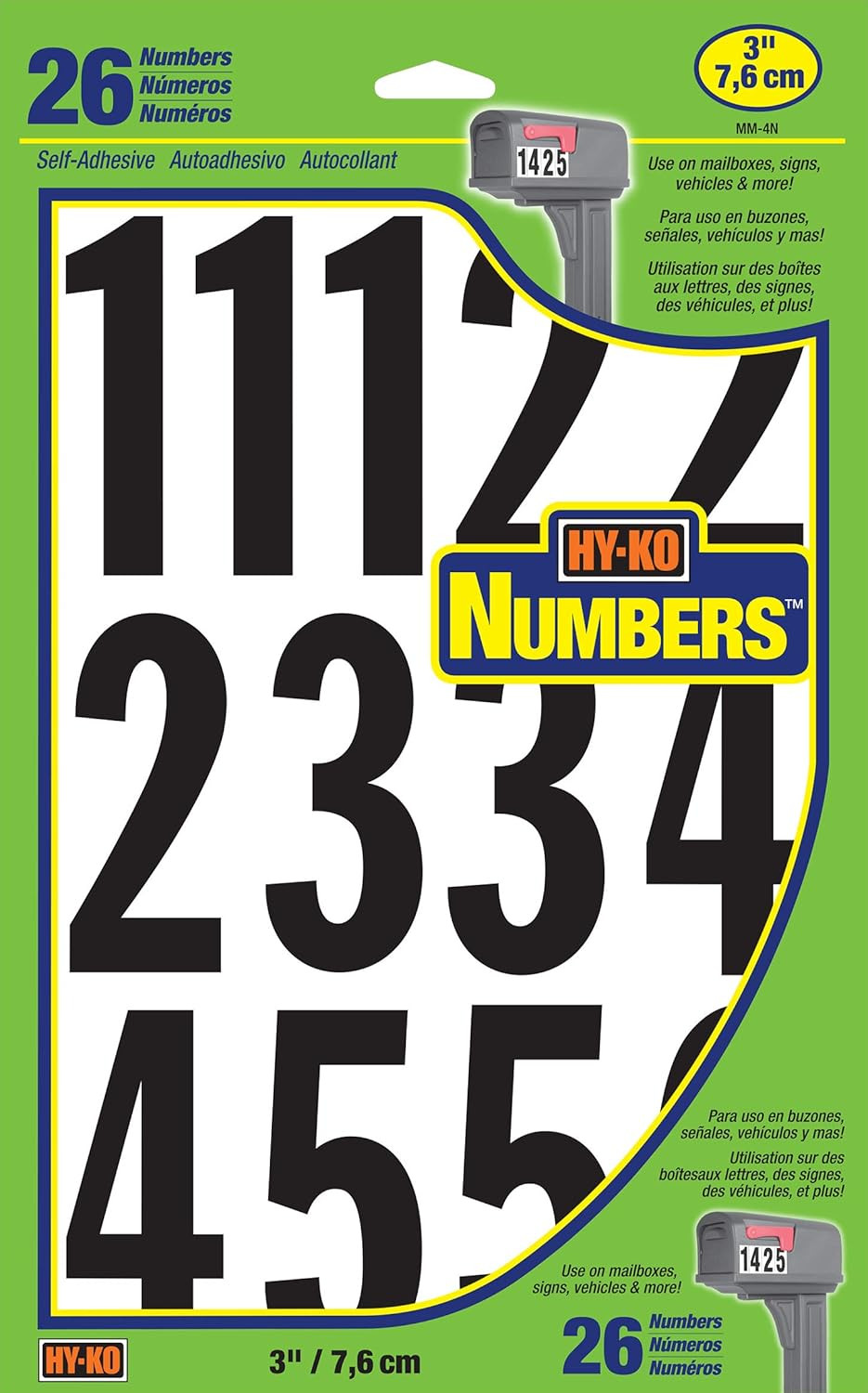 Hy-Ko Prod. MM-4N26 Boat Number Assortment