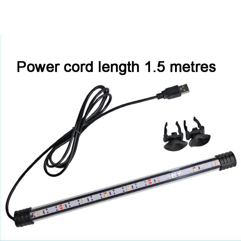 LED Aquarium Light USB Submersible Lamp 18–58cm Waterproof Fish Tank Grow