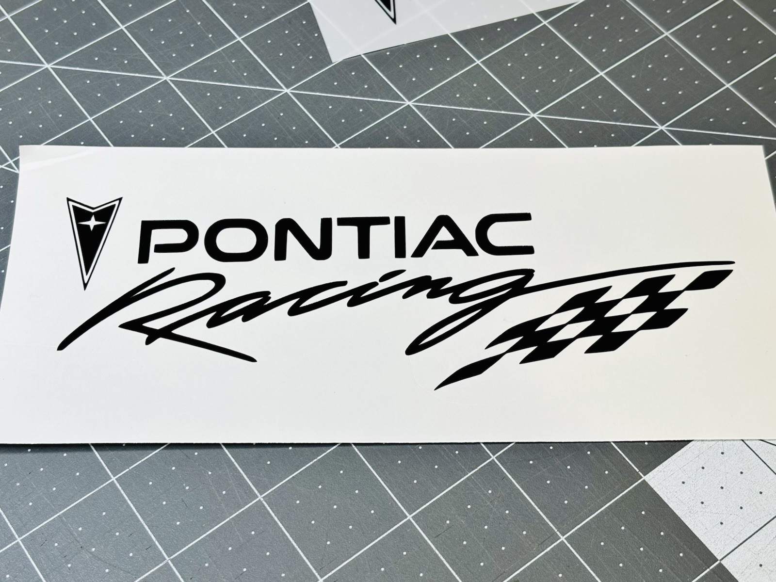 Trans Am w/Firebird Die Cut Vinyl Decals (Style 1) Many Sizes/Colors Pontiac