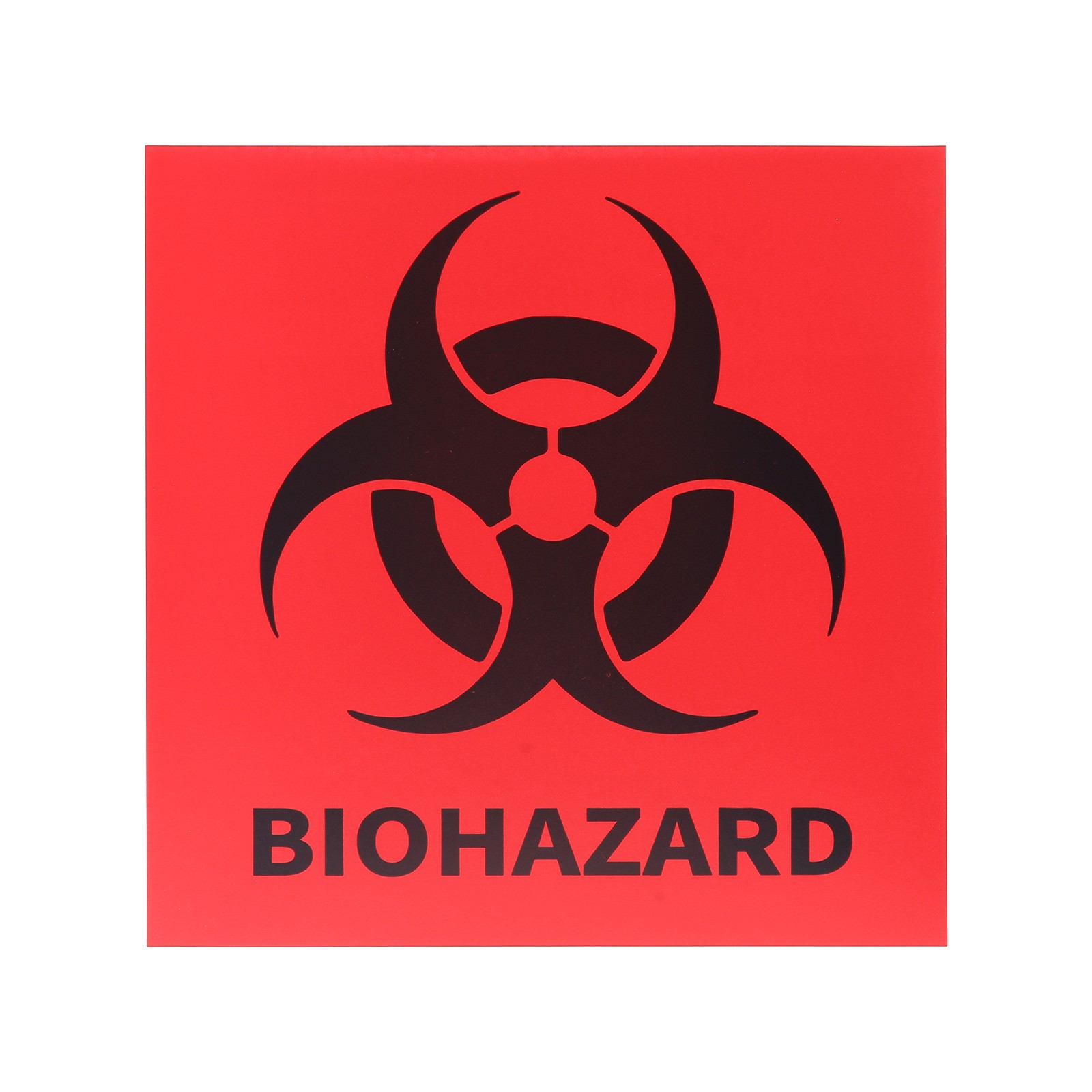 4" – 6" BIOHAZARD WARNING Decal Vinyl Sticker Logo & Label Pick SIZE & BAG