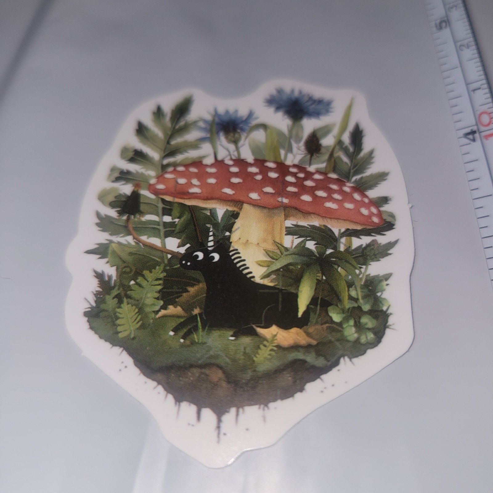 Mushroom Stickers Set Of 2 Waterbottle Laptop Locker Mirror 2.5/3 in X 1.5/2 in
