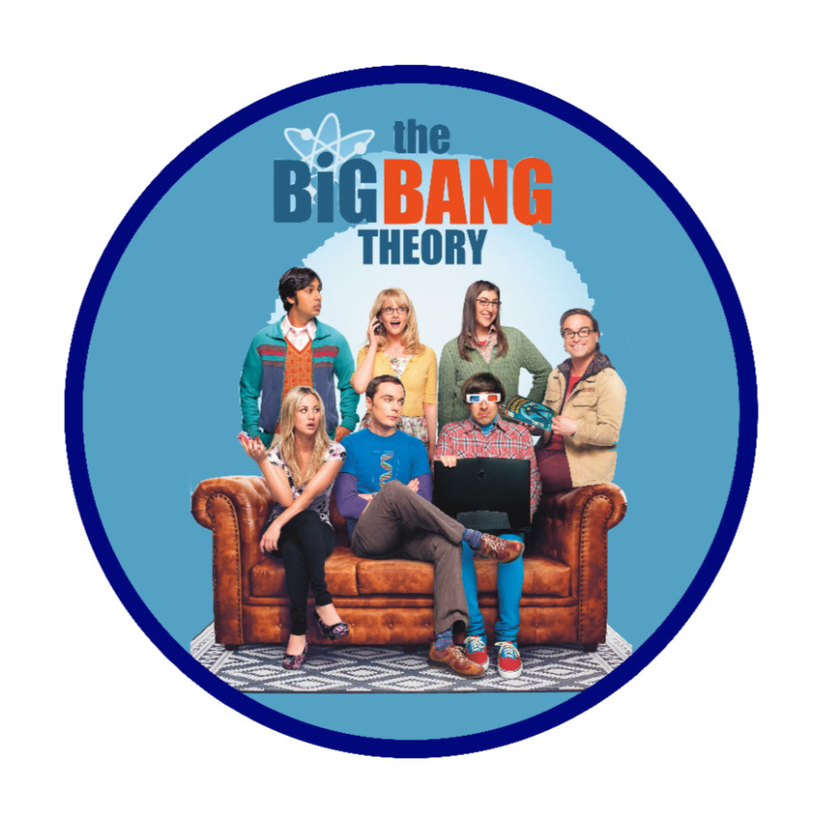 Big Bang Theory – 4" Vinyl Decal Handcrafted Laptop Decor Vehicle Cooler Tumbler