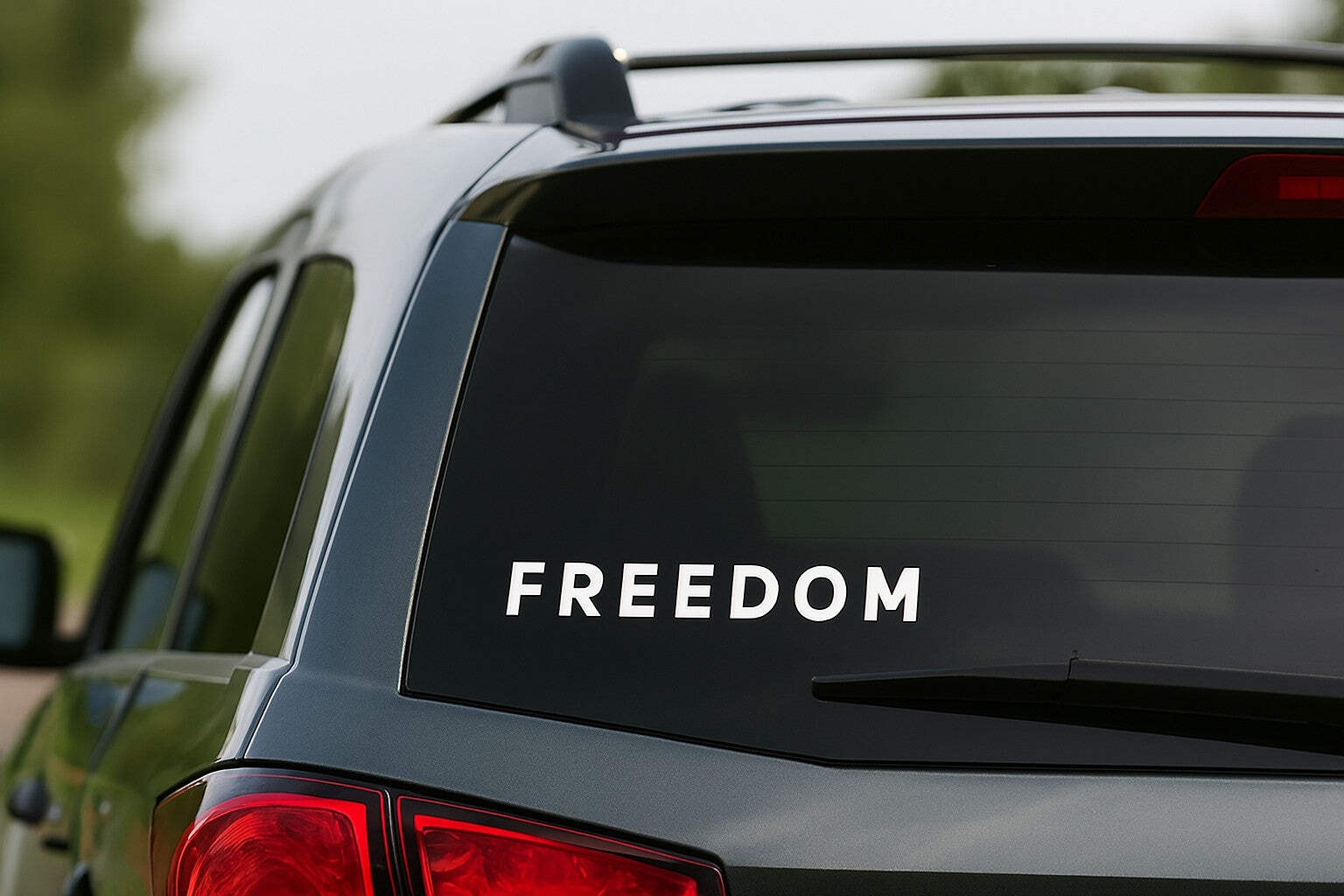 FREEDOM Vinyl Decal Sticker – Charlie Kirk Transfer Cut Stickers-Patriotism USA