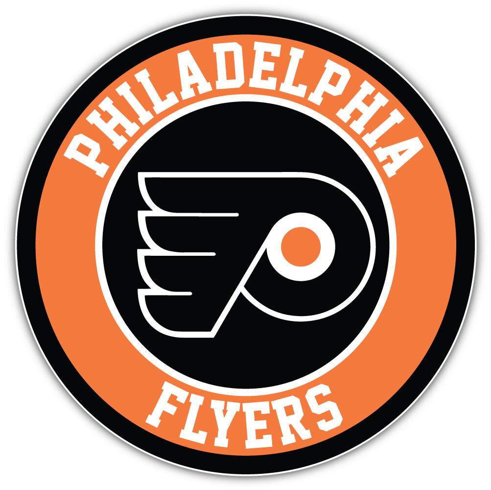 Philadelphia Flyers Logo NHL Sport Car Bumper Sticker Decal "SIZES"