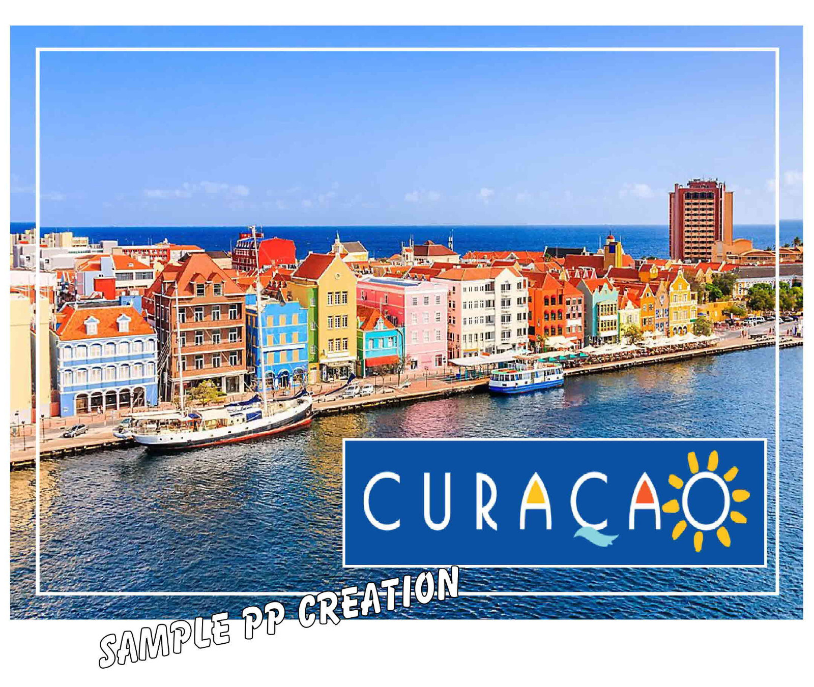 CURACAO photo fridge MAGNET 4 X 3 inches TRAVEL