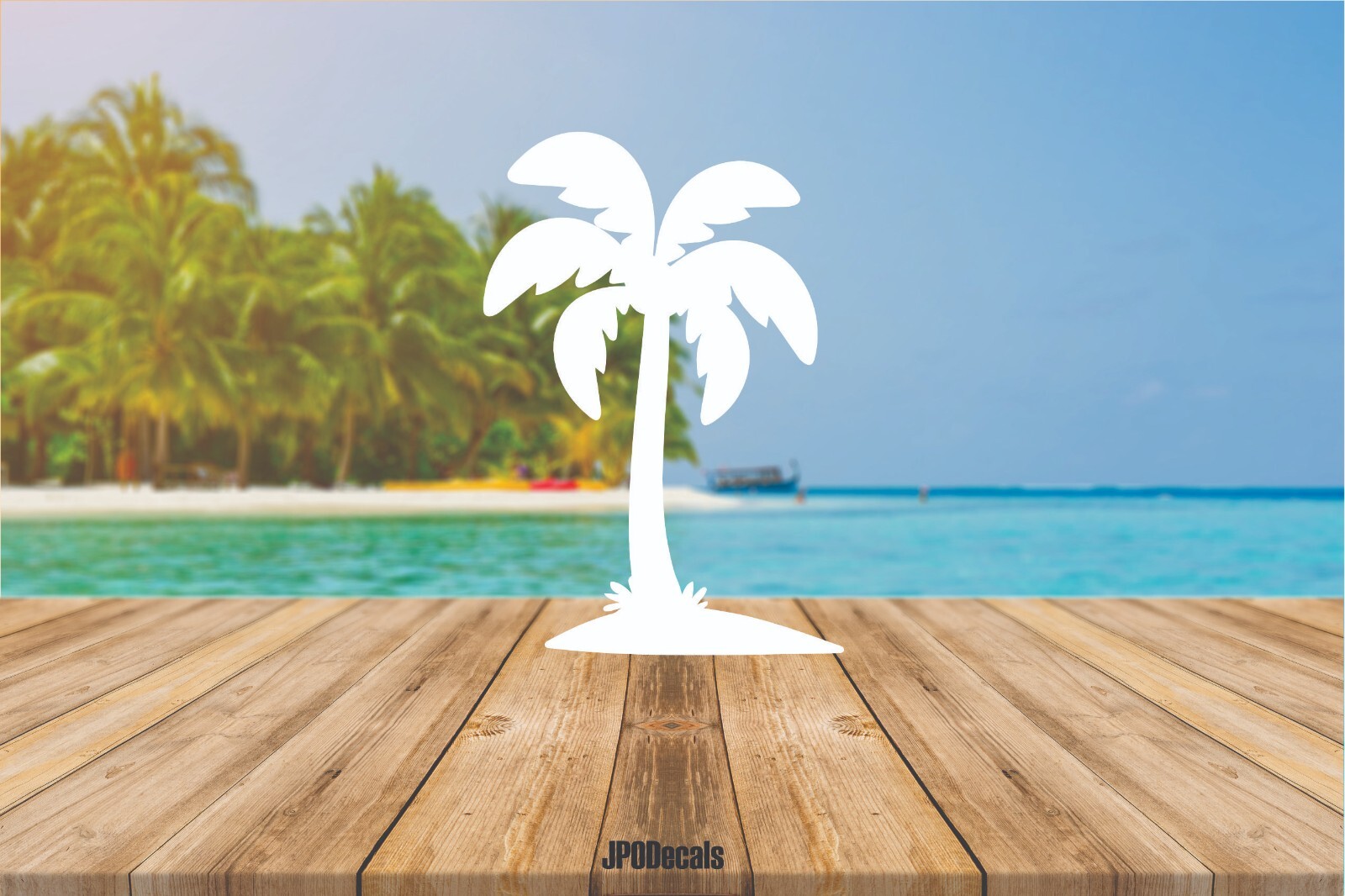 Vinyl Decal Palm Tree Style #4 Transfer Sticker Premium Quality Outdoor Vinyl