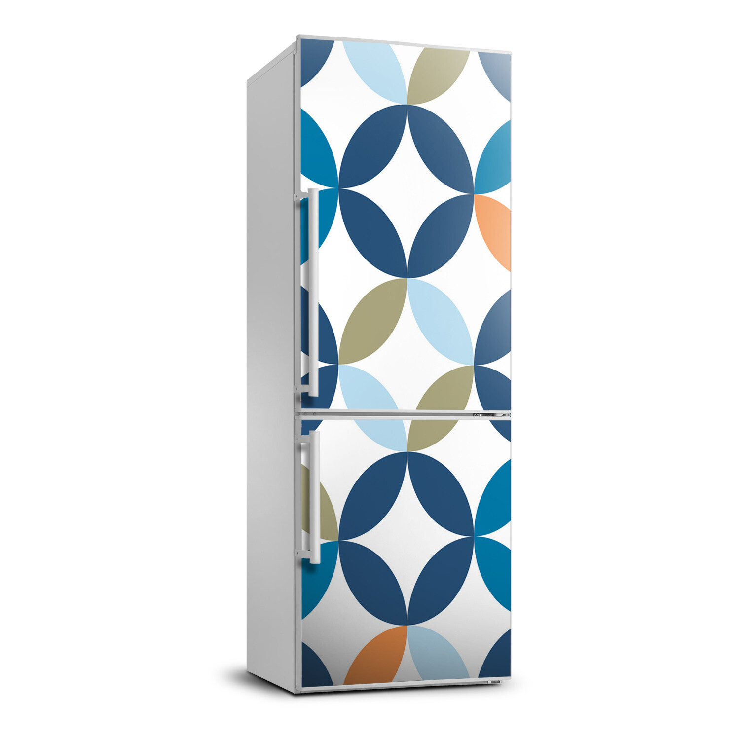 Magnet Sticker Refrigerator removable Peel & Stick Decal Geometric background