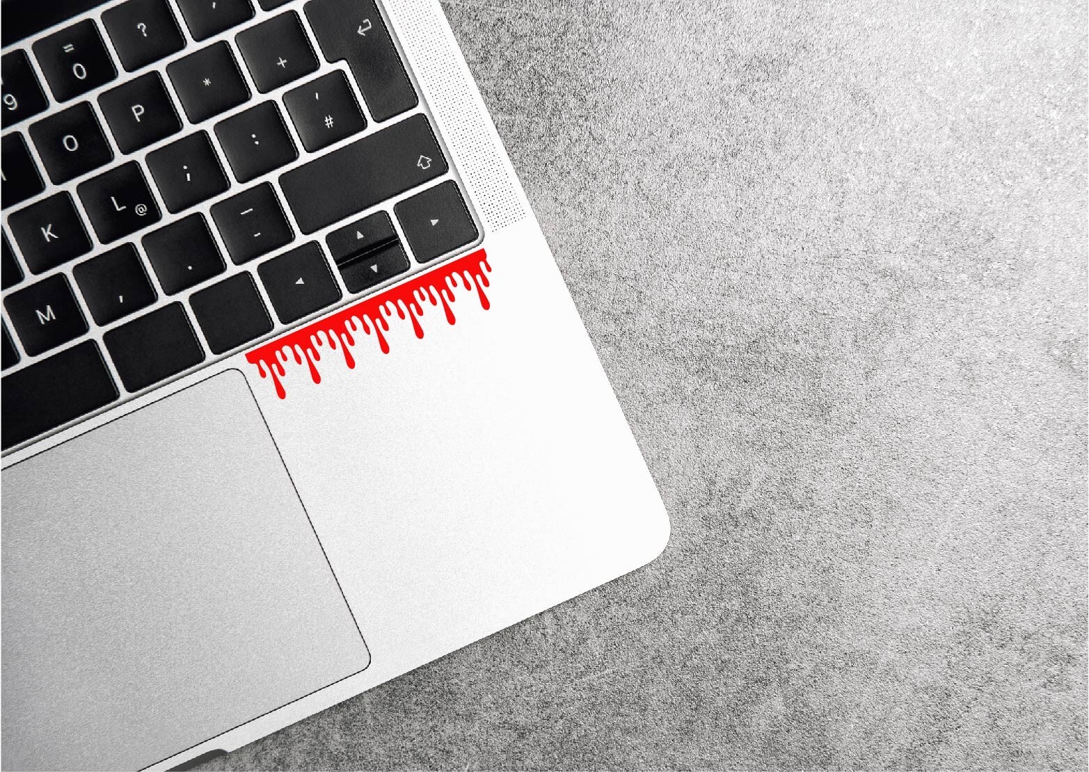 Drip Decal Sticker Water Droplet Blood True Crime Spill Liquid Halloween Goth
