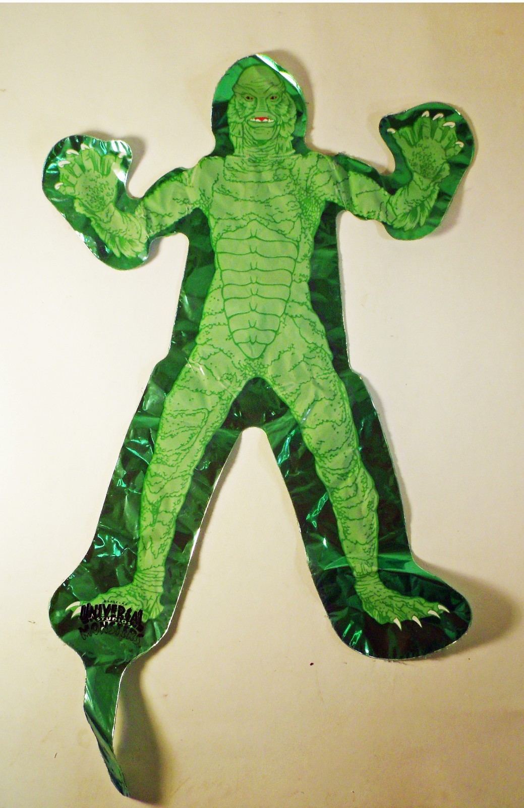 Vintage Creature of the Black Lagoon Mylar Balloon