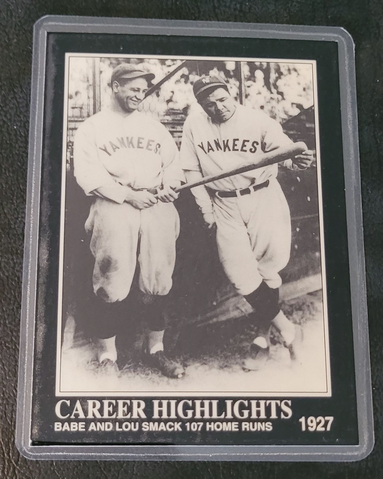 Babe Ruth YANKEES Baseball Card HOF Fridge/Locker/Cabinet Laminated Magnet