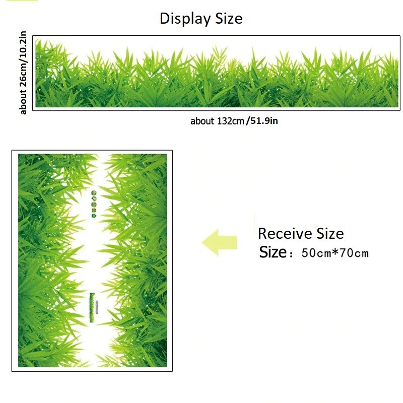 Wall Sticker Grass Decal Removable Vinyl Mural Garden Art Bedroom Home Decor