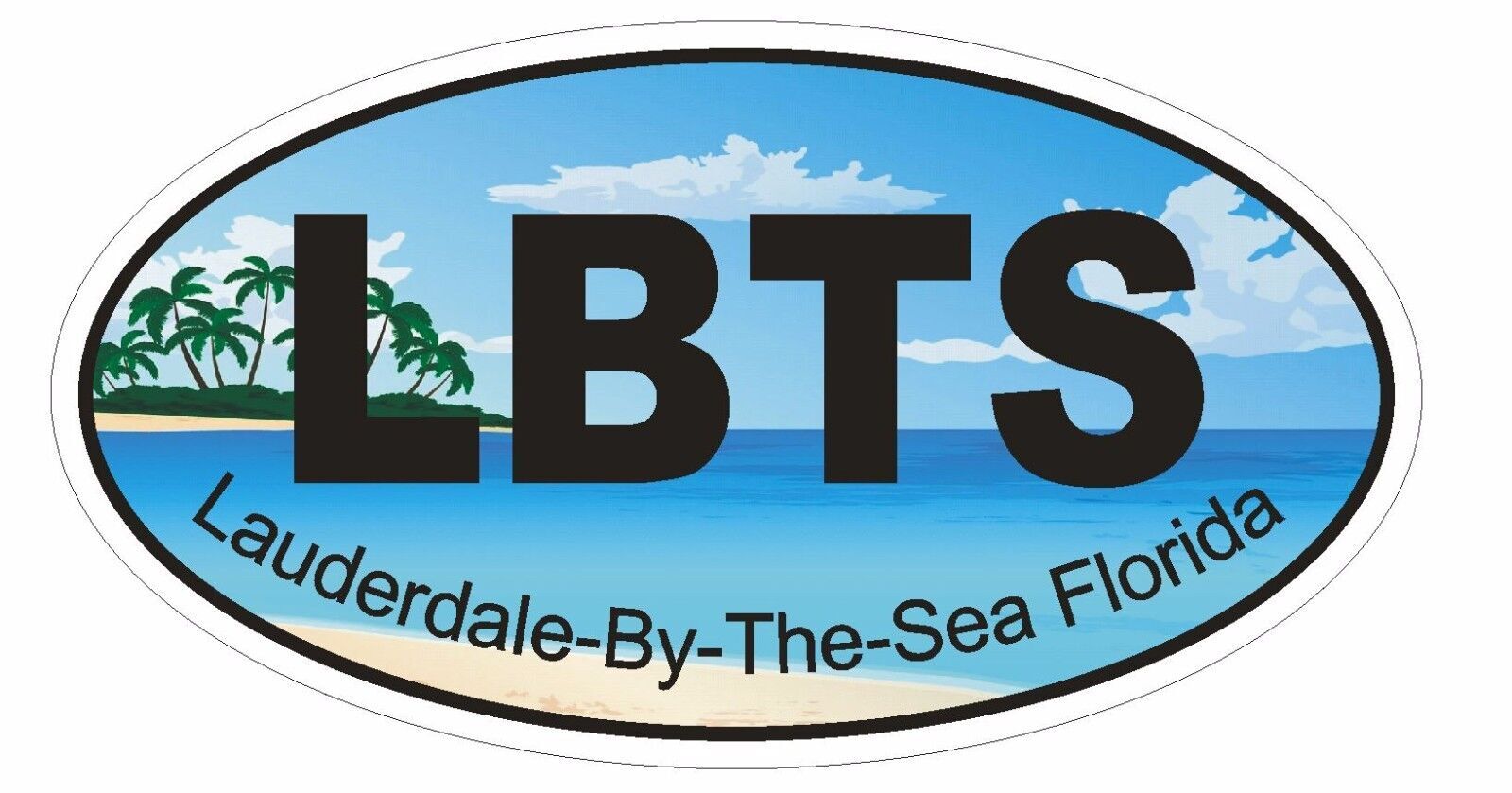 Lauderdale By The Sea Florida Sticker Decal