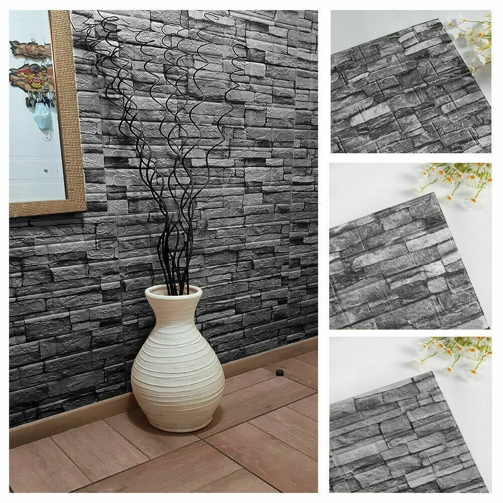 Protect Your Walls with Soft Foam Panel 3D Brick for TILE Design (20 Pieces)