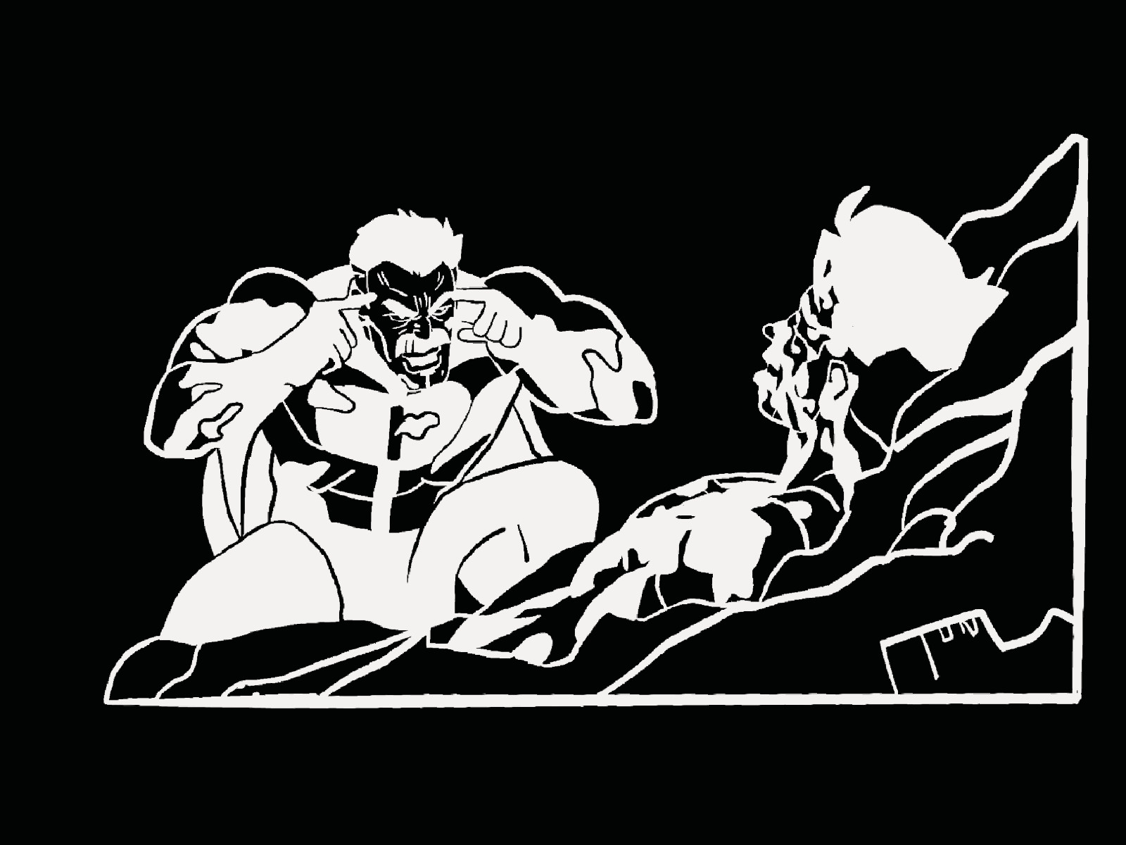Invincible Omni Man Think Mark Think Vinyl Decal