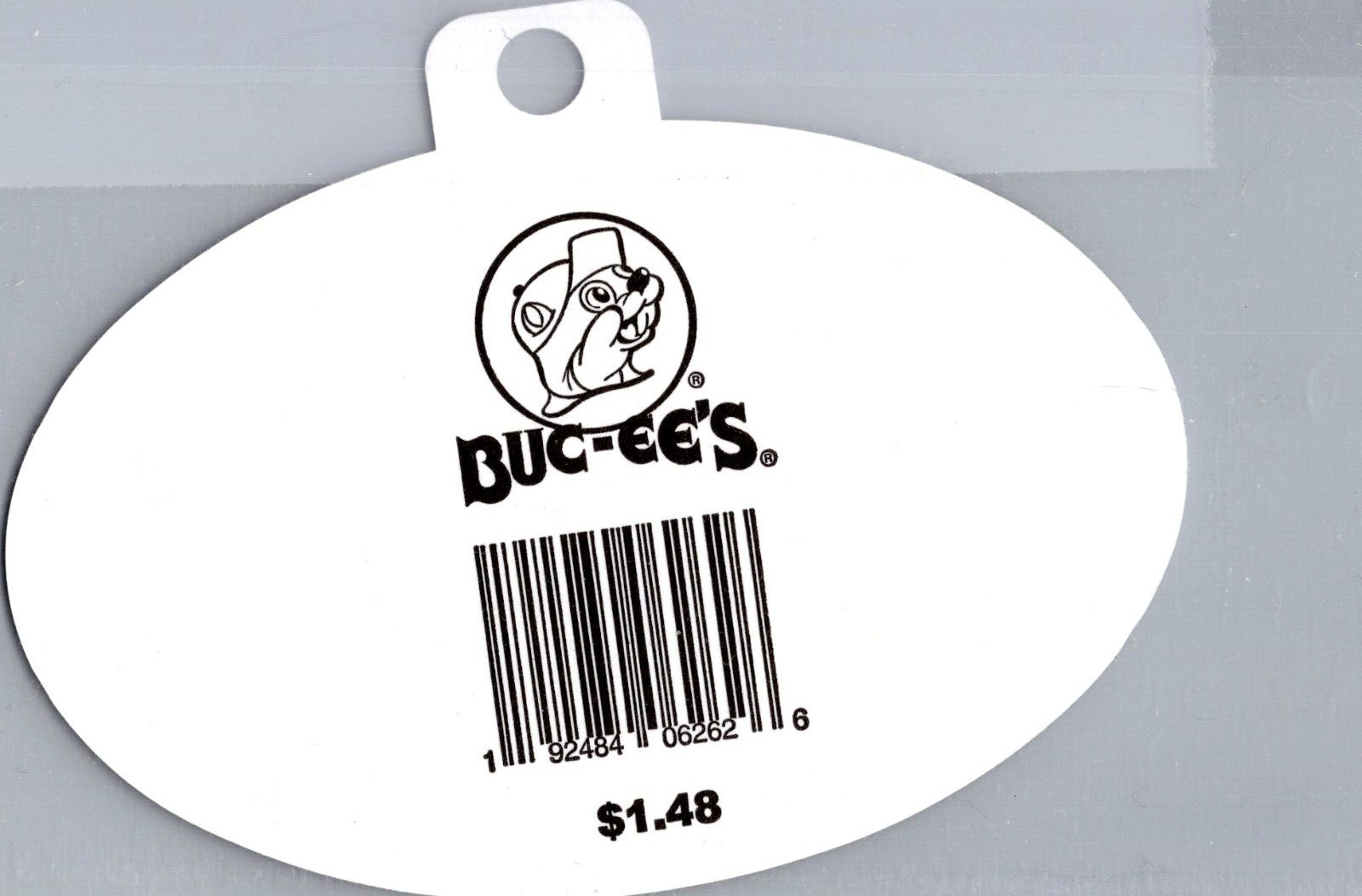 Buc-ee's Sticker Advertising Logo – Logo, AL – Alabama 2.75 x 4.25 Oval