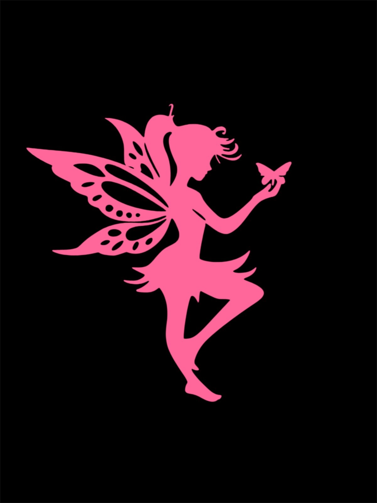 Fairy Butterfly fantasy Decal for car Windows Laptops Any Smooth Surface