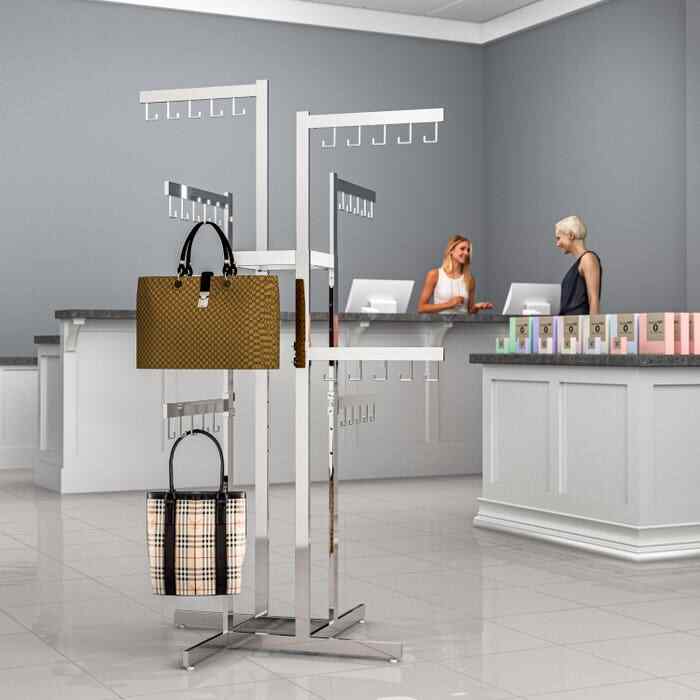 Econoco K90 2-Way Garment Rack with Straight Arms