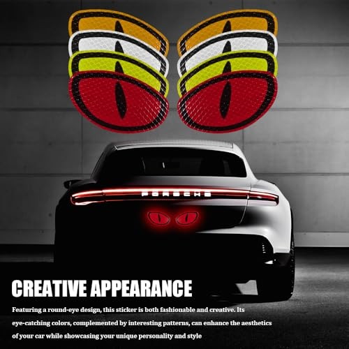 Reflective Stickers Car Decals, Motorcycle Decals and Graphics, High Red