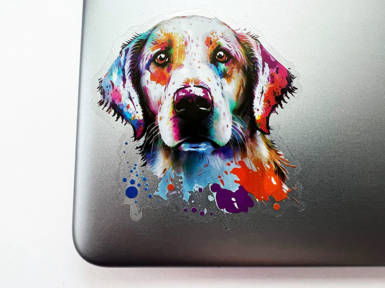 Cute Labrador Dog 3 Inch Transparent Sticker Pet Doggy Art Decal