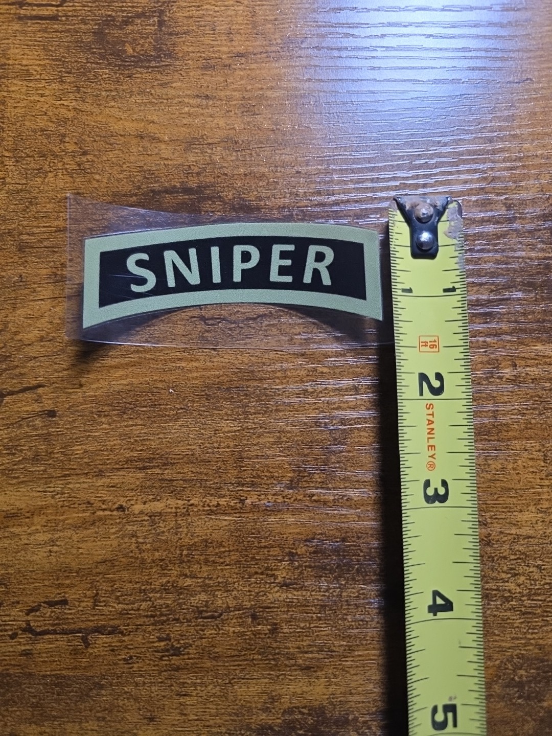 Sniper Tab Subdued 3in UV DTF Decal Waterproof Made In USA